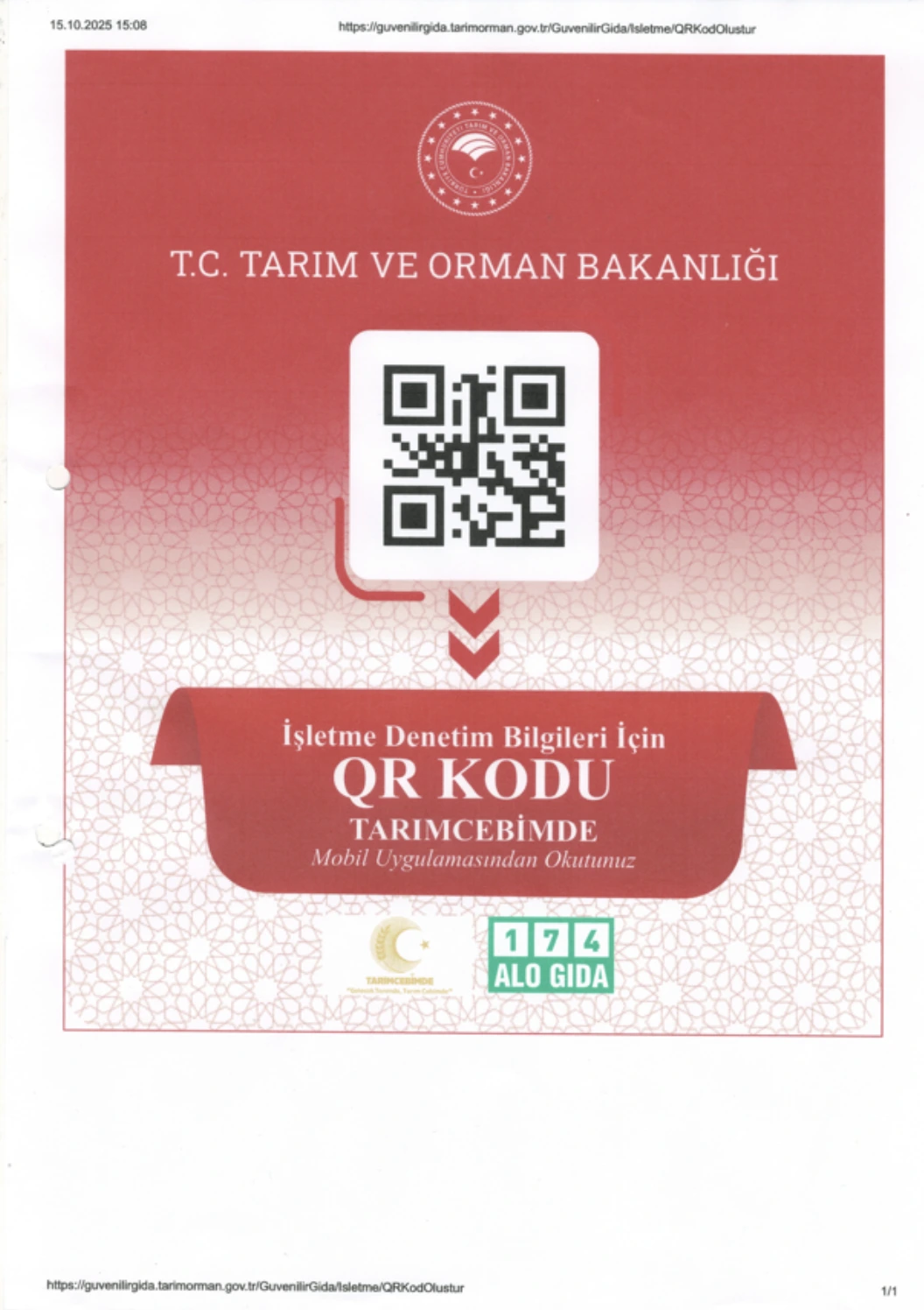 İŞLETME DENETİM QR